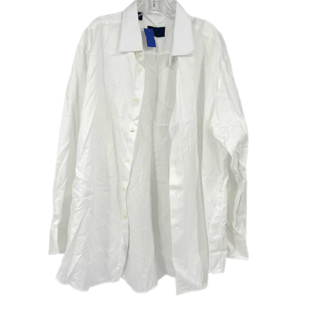 David Donahue White Button-Up Shirt | Mens 18